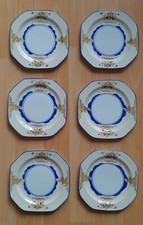 JHW & Sons Hanley Falcon Ware 'Haddon' Set of 6 Tea / Side plates, 14.5cm