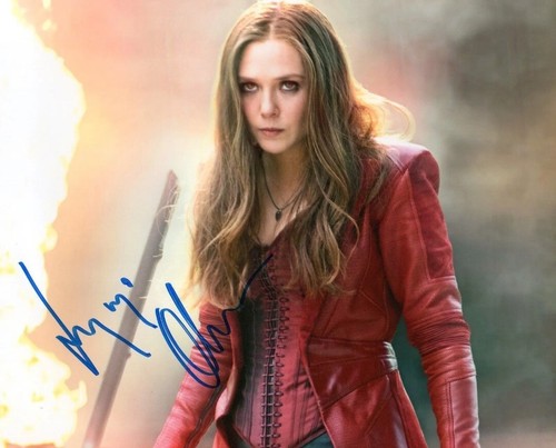 Elizabeth olsen signed pre - olsen,
