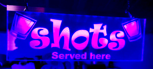 Personalised light bar sign - light, up