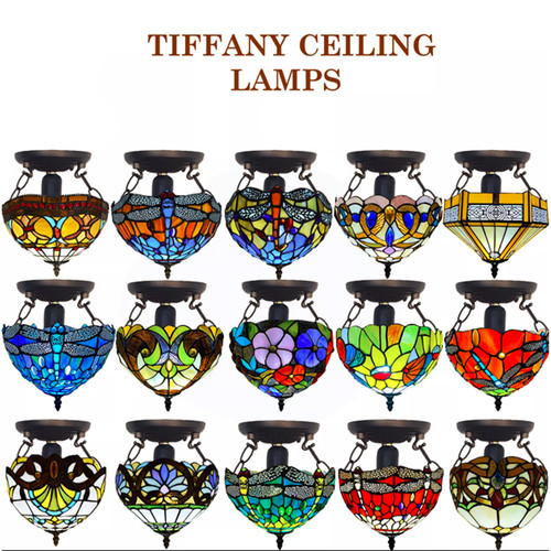 Multicolour tiffany ceiling - multicolour,