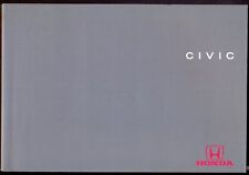 Honda Civic - Owners Manual. 295-Pages. Free UK Postage