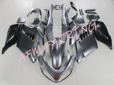 Silvery Grey Black ABS