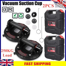 2X 8" 500kg Vacuum Suction Cup