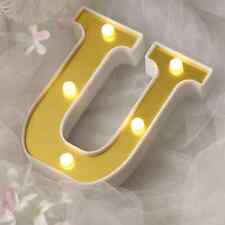 Practical Gold Led U Letter