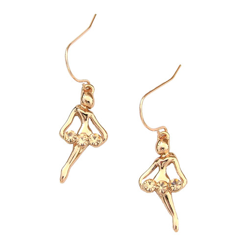 Rose gold plated dancer - gold,
