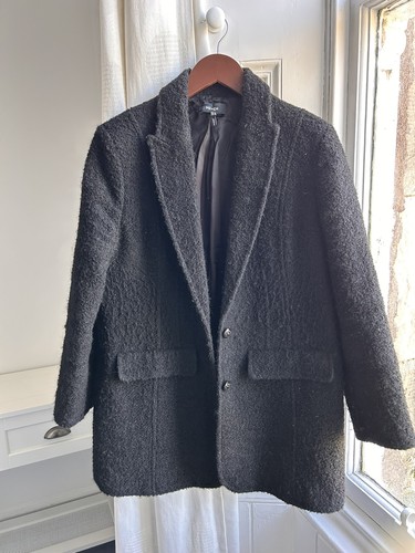 Black boucle blazer - me, +