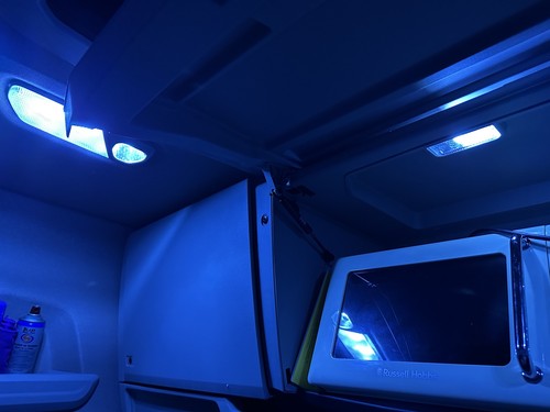 Scania interior ice blue led - scania,