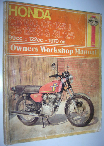 Used haynes honda cb100 - used, cb100/125j/s