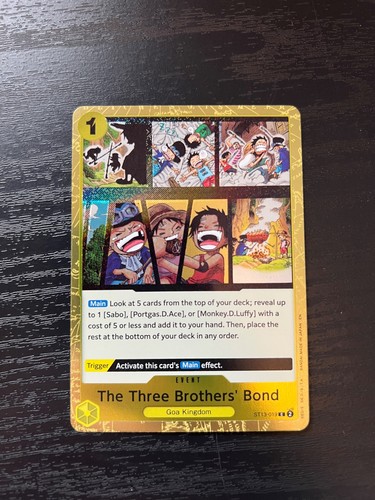 The three brothers bond - the,