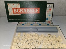 Vintage scrabble board game by Spear’s games complete 1 Board 4 Racks 100 Tiles 