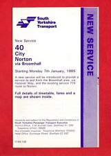 Sheffield Bus Timetable -