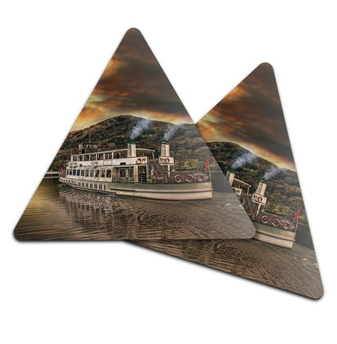 Triangle coaster steamer - 2x,