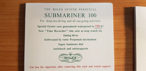 Rolex submariner 100 vintage - submariner,
