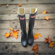 Hunter Womens green Rubber