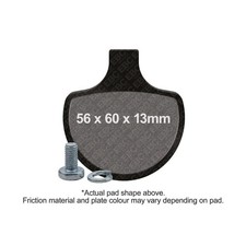 Ebc brake pad front - hh, left