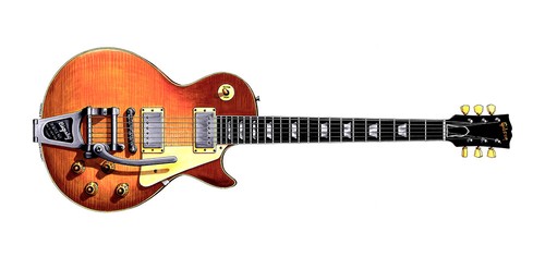 Keith richards gibson les - richards’,