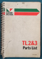 LISTER PETTER TL2 TL3 SERIES