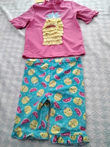 Baby girls sunsuit 2 piece - u.v,