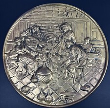 Vintage Brass Wall Plaque