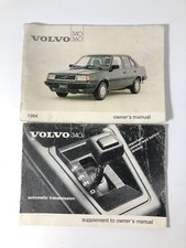 Volvo 340 & 360 1984 Owners Manual Handbook