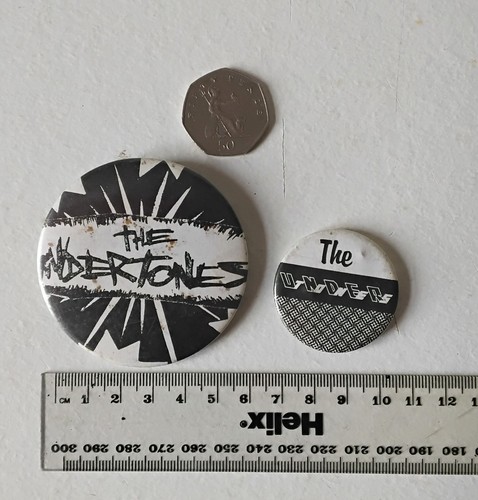 The undertones punk badges - the, x