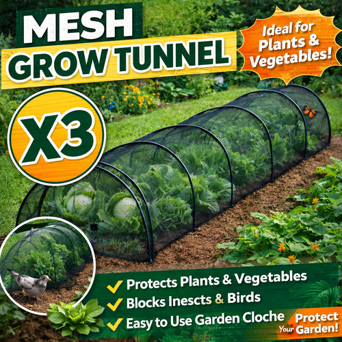 Black net metre grow - net, 3