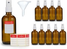 10 x 100 ml Brown Glass