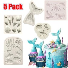 5pcs Mermaid Sea Shell