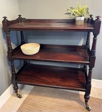 Antique Mahogany Three Tier