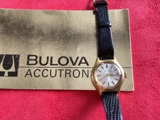 Bulova Accutron Gold ‘Hummer’ Ladies Watch  Tuning Fork…..Restored…. Beautiful !