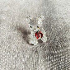 Swarovski Crystal Kris Bear Tartan Scarf Collectible Figurine Sparkle