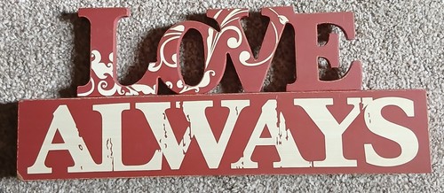 Vintage style love always sign - vintage,
