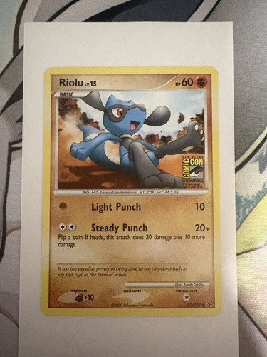 2009 pokemon platinum - platinum, sdcc