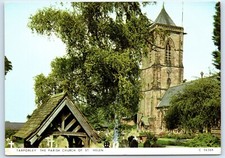 Postcard Tarporley Cheshire England Parish Church of St Helen