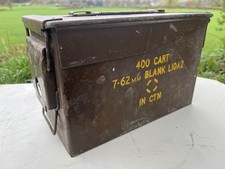 VINTAGE Metal AMMUNITION  BOX
