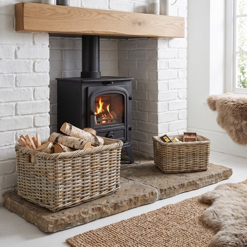 2pc firewood basket set kubu - set,