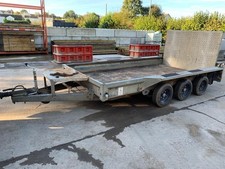 Ifor Williams GX126 12ft Tri Axle (3500kg) Plant Digger Trailer 