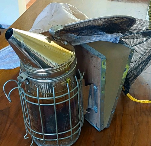 Beekeeping smoker with leather - smoker,