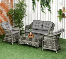 Rattan Garden Sofa Set Outdoor