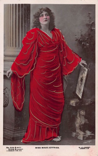 Postcard actress theatre - actress,