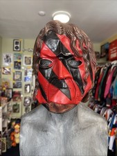 Kane Mask Halloween WWF 1998 WWE Rubber Vtg Wrestling
