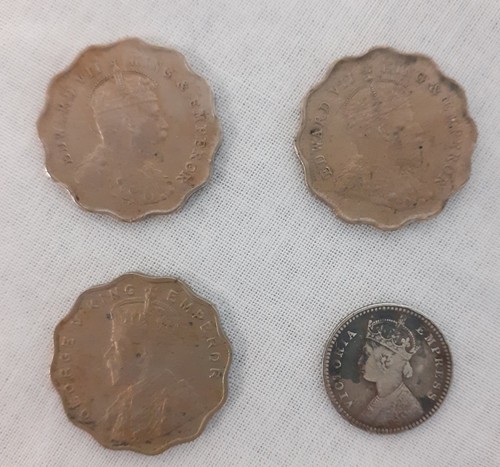 Antique indian coins lot - antique,