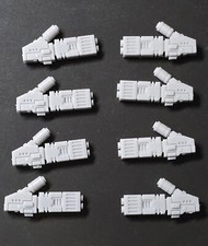 Tau Empire xV8 Crisis Battlesuits 8 x Fusion Blasters [3D printed]