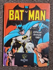BATMAN OFFICIAL ANNUAL 1981 DC BRITISH ANNUAL.