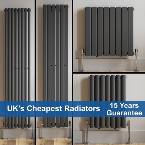 Anthracite designer radiator - anthracite,