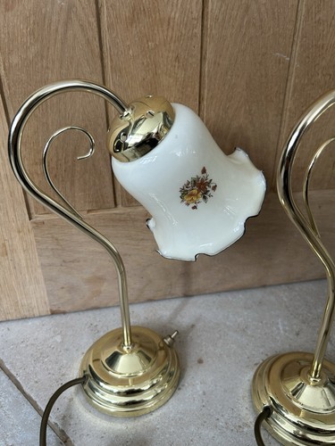 Pair vintage swan - pair, neck