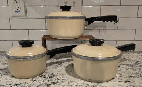 Vtg club aluminum cookware 6pc - club,