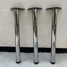 Chrome Adjustable Table Leg 710mm High