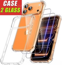 Case for iPhone 17 17pro 17 Pro Max 16 15 14 13 12 11 8 Clear shockproof Cover
