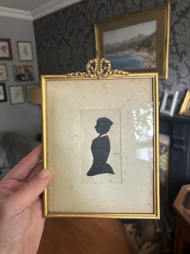 Mid 19th century silhouette - -,
